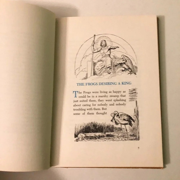 Vintage Dandelion Library Best Loved Fables of Aesop and Nonsense Alphabets - Picture 13 of 16